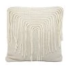 Stoneleigh & Roberson Sky Woven Woolen Tassel Cushion (45cm) Coastal