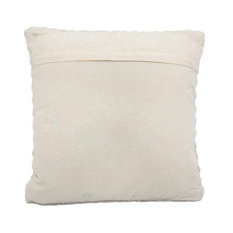 Stoneleigh & Roberson Sky Woven Woolen Tassel Cushion (45cm) Coastal