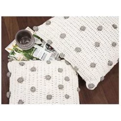 Stoneleigh & Roberson Sim Pom Pom Cushion (55cm)