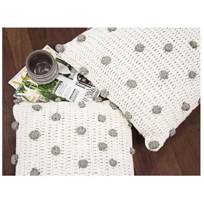 Stoneleigh & Roberson Sim Pom Pom Cushion (55cm)