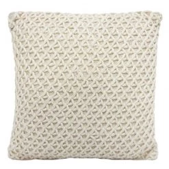 Stoneleigh & Roberson Last Chance - Final Few Sky Woven Woolen Cushion (55cm)