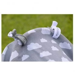 Emotion & Kids Pram Clip Pack - Blue & White (2pc) Swaddles & Wraps