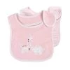 Emotion & Kids Bibs & Clothing Thrills And Spills Bib Set (2pc) - Pink Safari