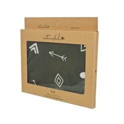 Emotion & Kids Bibs & Clothing Thrills And Spills Bib - Charcoal Doodle