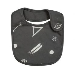 Emotion & Kids Bibs & Clothing Thrills And Spills Bib - Charcoal Doodle