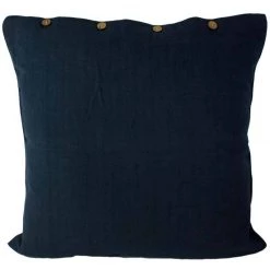 Craft Studio Solid Cushion - Charcoal (60cm)