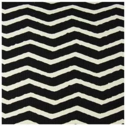 Craft Studio Black Ripple Cushion (50cm)
