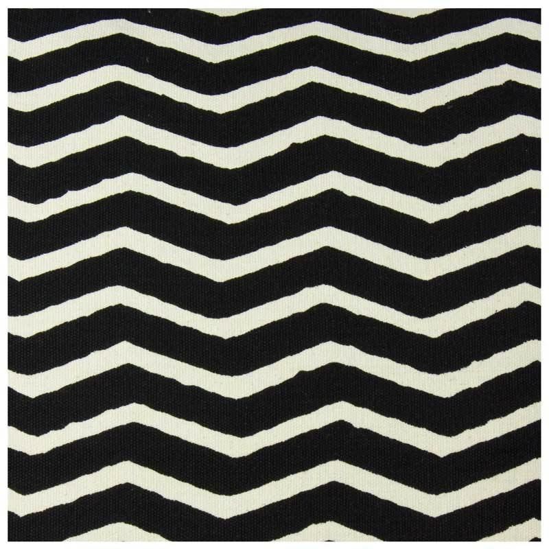Craft Studio Black Ripple Cushion (50cm)