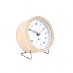 Karlsson Innate Alarm Clock - White Coastal
