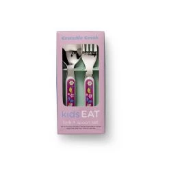 Crocodile Creek Backyard Friends Cutlery Set BABY & TODDLER GIFTS