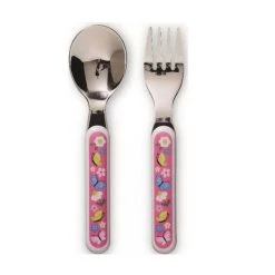 Crocodile Creek Backyard Friends Cutlery Set BABY & TODDLER GIFTS