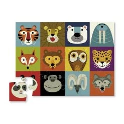 Crocodile Creek BOYS GIFTS Animalia Mini Puzzle (24pc)