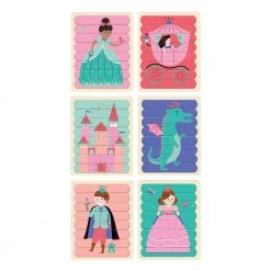 Mudpuppy BABY & TODDLER GIFTS Puzzle Sticks – Enchanting Princess (6 Puzzles)