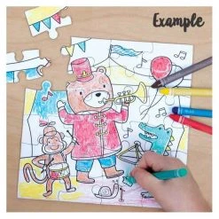 Mudpuppy BOYS GIFTS Colour In Puzzle – Superhero (24pc)