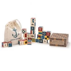 Uncle Goose BABY & TODDLER GIFTS Nautical ABC Blocks (26pc)