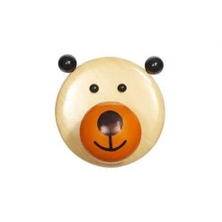 Maya Organic Fair Trade Wooden Wall Hook - Bear Last Chance - Final Few