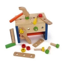 Discoveroo Wooden 2-in-1 Tool Box & Bench Restocked