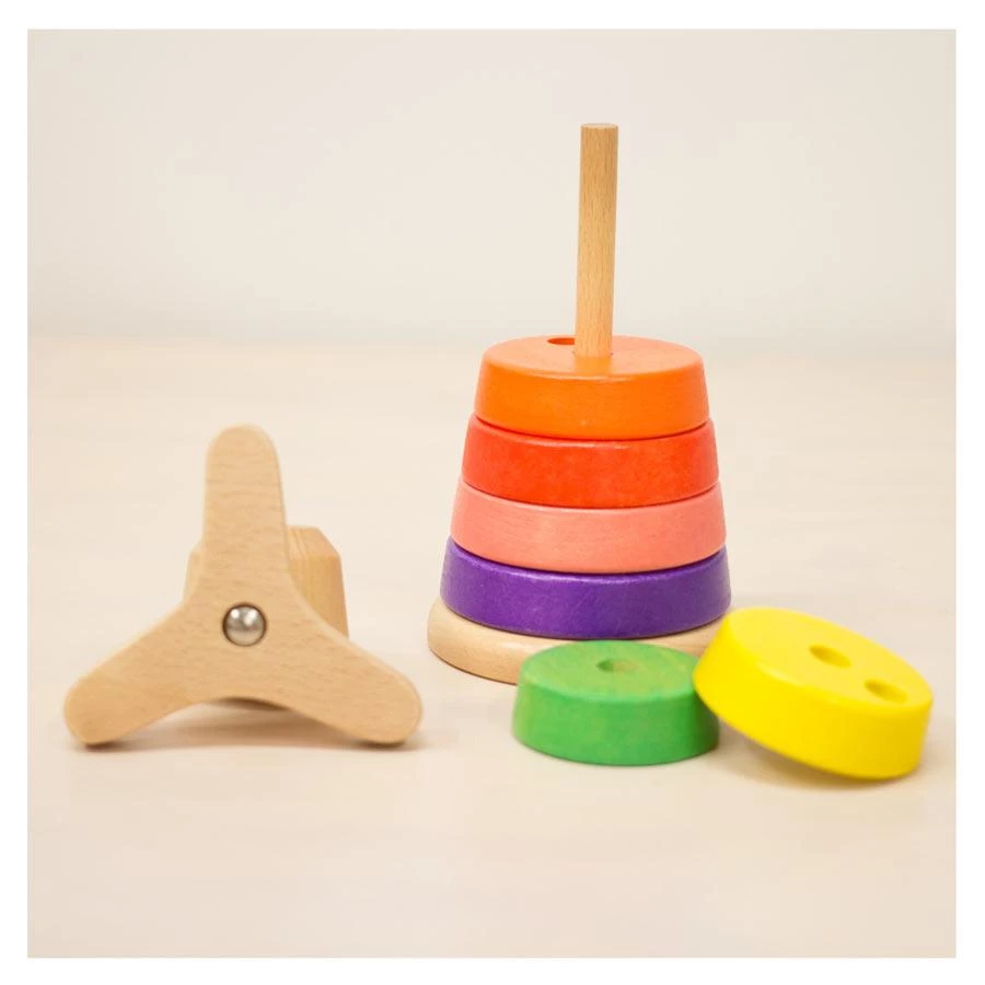 Discoveroo Windmill Stackeroo Wooden Toys