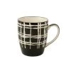 The Source Check Mono Mug Black