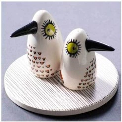 Hannah Turner Last Chance - Final Few Handmade Bird Salt & Pepper Shakers