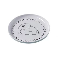 Done By Deer Happy Dots Yummy Plate – Blue Dining & Aprons