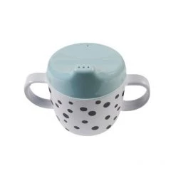 Done By Deer Happy Dots Spout Cup - Blue