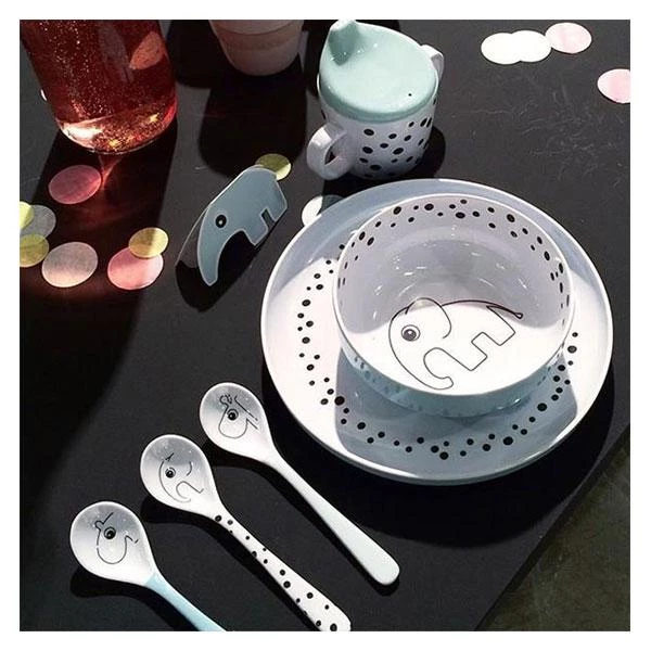 Done By Deer Happy Dots Spout Cup - Grey