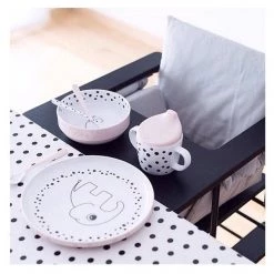 Done By Deer Dining & Aprons Happy Dots Spout Cup - Powder