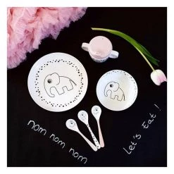 Done By Deer Happy Dots Yummy Plate – Powder Dining & Aprons