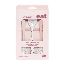 Done By Deer Happy Dots 3 Spoon Set - Powder Dining & Aprons