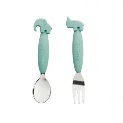 Done By Deer Easy Grip Cutlery Set - Blue (2pc)