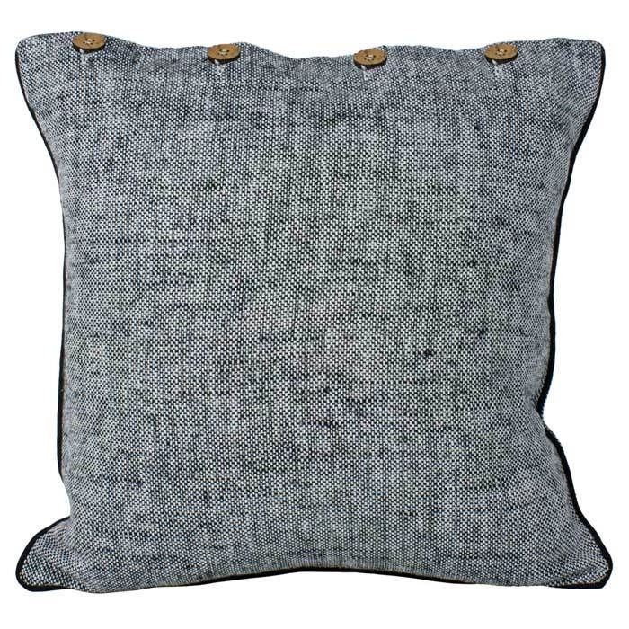 Craft Studio Last Chance - Final Few Heather Euro Cushion - Black Fleck (60cm)