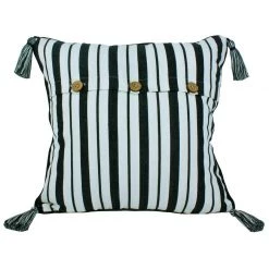 Craft Studio Kelt Tassel Cushion (40cm) Black