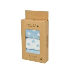 Emotion & Kids Blue Star Socks (3pk) Bibs & Clothing