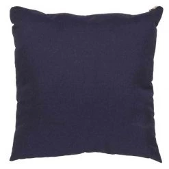 Jason Ink Blue & Rose Zip Cushion (60cm)