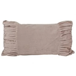 Macey & Moore Luxe Velvet Bow Cushion Cover β Blush