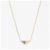 Stella & Gemma Gold & White Howlite Triangle Necklace Last Chance - Final Few