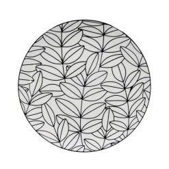 Annabel Trends Outline Leaf Tapa Plate