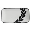 Annabel Trends Single Leaf Tapa Tray Monochrome