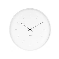 Karlsson Butterfly Hands Clock – White (27cm) Monochrome