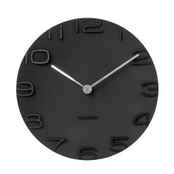 Karlsson On The Edge Wall Clock - Black (42cm) Restocked