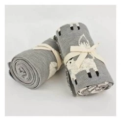 Le Forge Baby Throw Blanket – Swans