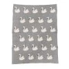 Le Forge Baby Throw Blanket – Swans