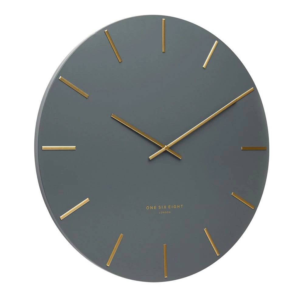 One Six Eight Charcoal Luca Clock (40cm)