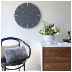One Six Eight Charcoal Luca Clock (40cm)