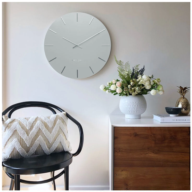 One Six Eight Light Grey Luca Clock (60cm)