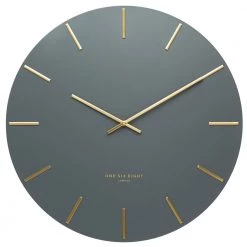 One Six Eight Charcoal Luca Clock (60cm) CLOCKS