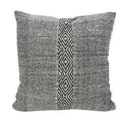 Banyan Home Black Zara Cushion (45cm)