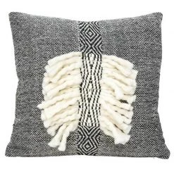 Banyan Home Black Zara Cushion (55cm)