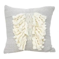 Banyan Home Cushions Grey Zara Cushion (45cm)